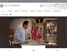 Tablet Screenshot of nuancedesign.ca